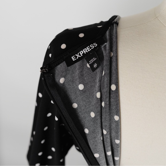 Express Polka Dot Jumpsuit Wide Leg - Picture 6 of 6